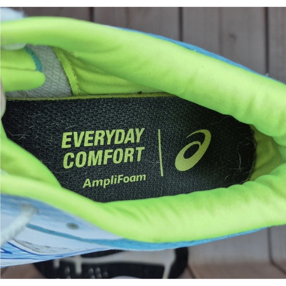 Asics Womens Size 7 Gel-Excite 6 Sp Running Shoes White Blue LaceUp Mesh - Picture 9 of 12